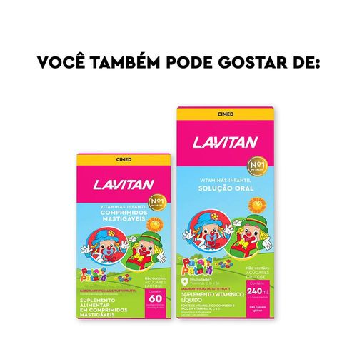 Lavitan Vitamina D Sabor Limão 200UI Gotas 30ml