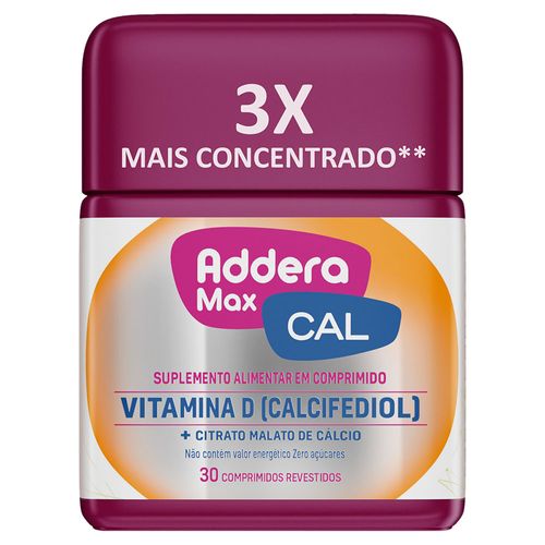 Addera Max Cal Vitamina D 30 Comprimidos