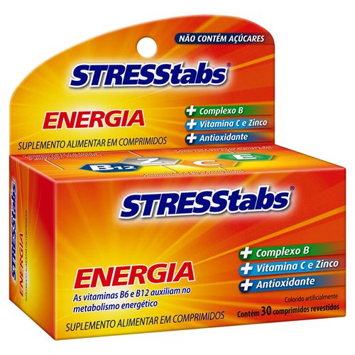 Stresstabs Suplemento Alimentar 30 Comprimidos
