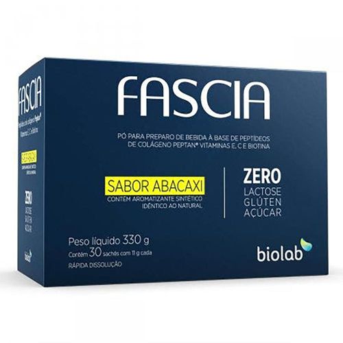 Fascia 30 Sachês Sabor Abacaxi 11g