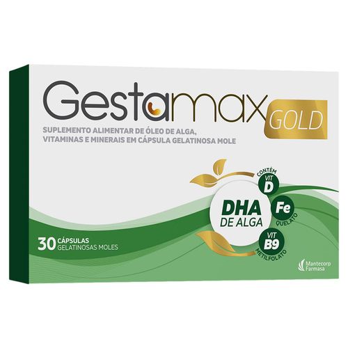 Gestamax Gold Caixa 30 Cápsulas Gelatinosas