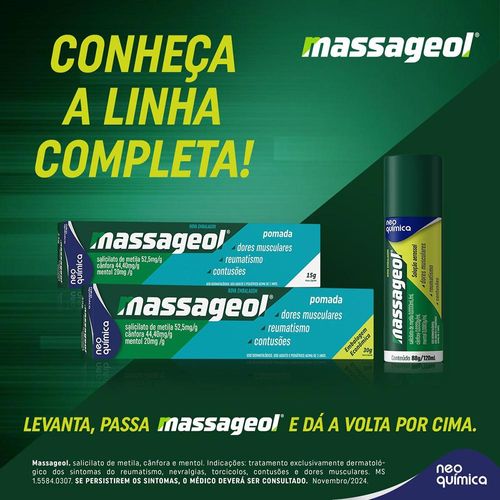 Massageol Pomada Bisnaga 15g