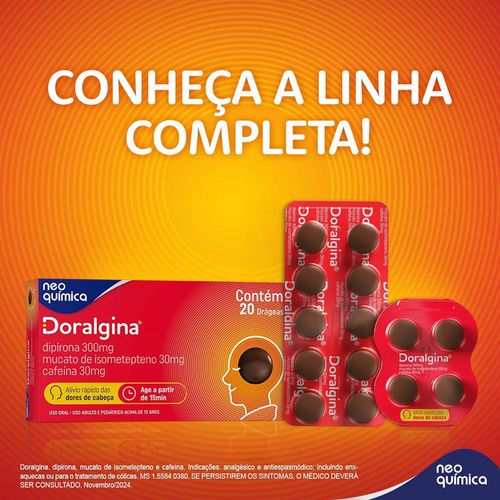 Doralgina Blíster 4 Drágeas