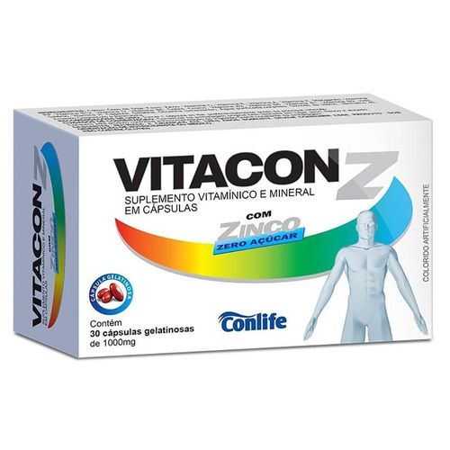 Vitacon Z Caixa 30 Comprimidos