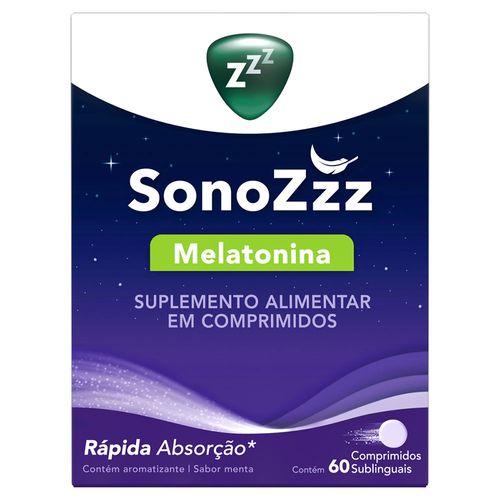 SonoZzz Melatonina Caixa 60 Comprimidos
