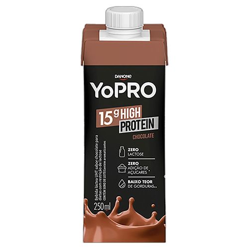 YoPRO Bebida Láctea Protein Sabor Chocolate Frasco 250ml