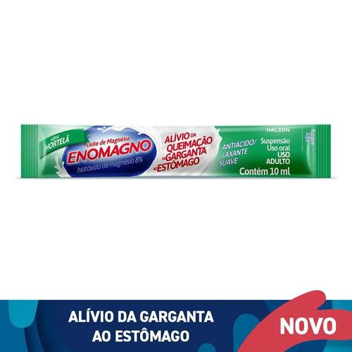 Leite de Magnésia Eno Sabor Hortelã Suspensão 10ml