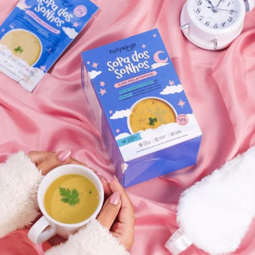 Sopa Proteica com Melatonina  Sopa dos Sonhos  Holysoup 35g
