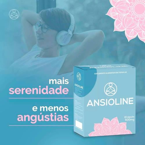 Suplemento Ansioline 500mg 60 Cápsulas