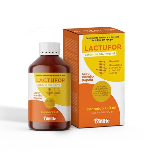 Lactufor Mamão Frasco 120ml