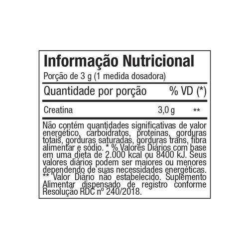 Creatina FTW Monohidratada Mocronizada Neutro Pote 150g