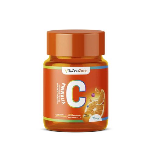 Vitaconzitos Orodispersível Laranja 60 Gomas