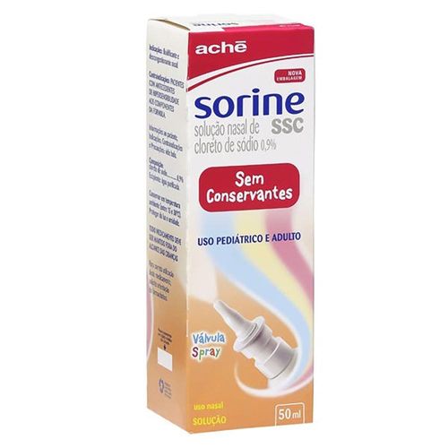 Sorine SSC 0,9% Solução Nasal Spray Frasco 50ml