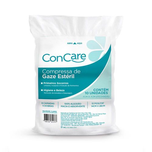 Gaze Conlife Esterilizada 10 Unidades