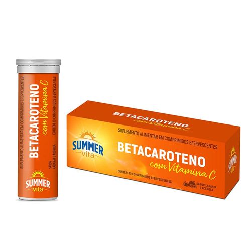 Summer Vitamina C + Betacaroteno 10 Comprimidos Efervescentes