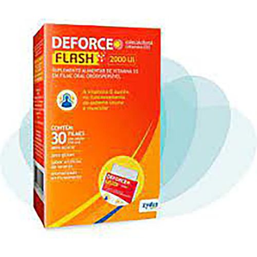 Deforce Flash 2000UI 30 Filmes Orodispersíveis