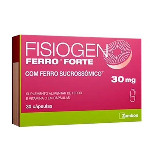 Fisiogem Ferro Forte Caixa 30 Cápsulas