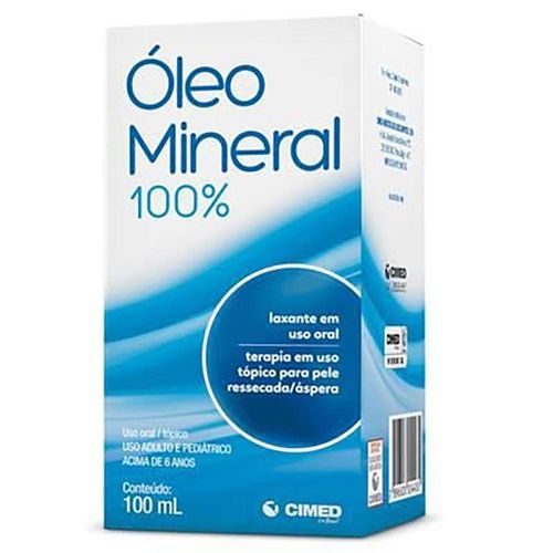 Óleo Mineral Cimed Frasco 100ml