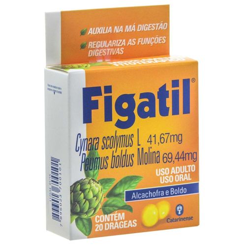Figatil Catarinense Caixa 20 Drágeas