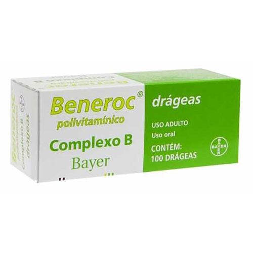 Beneroc Complex Caixa 100 Drágeas