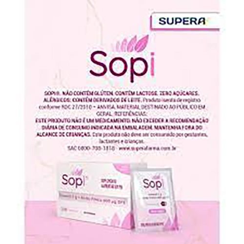Sopi Sem Sabor com 30 Sachês de 4g