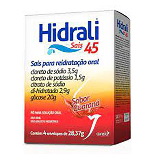 Hidrali Sabor Guaraná 4 Envelopes 27,9g