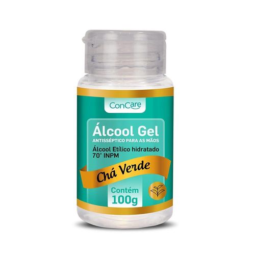 Álcool Gel Concare Chá Verde 100g