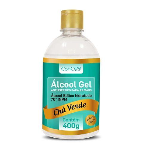 Álcool Gel Concare Chá Verde 400g