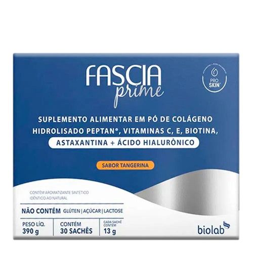 Fascia Prime 30 Sachês Sabor Tangerina 13g