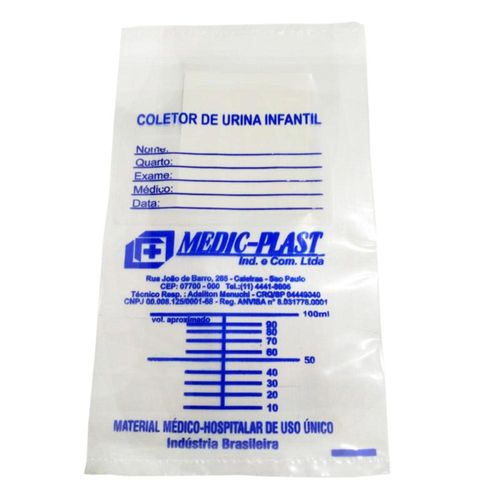 Coletor de Urina Infantil Unissex Medic-Plast 100ml