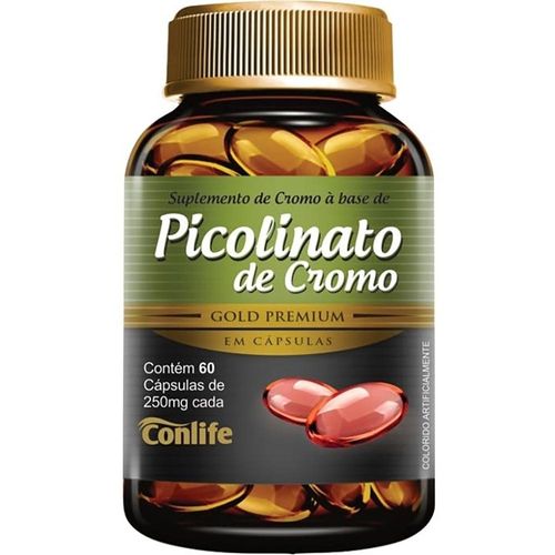 Picolinato de Cromo 250mg MCG 60 Cápsulas