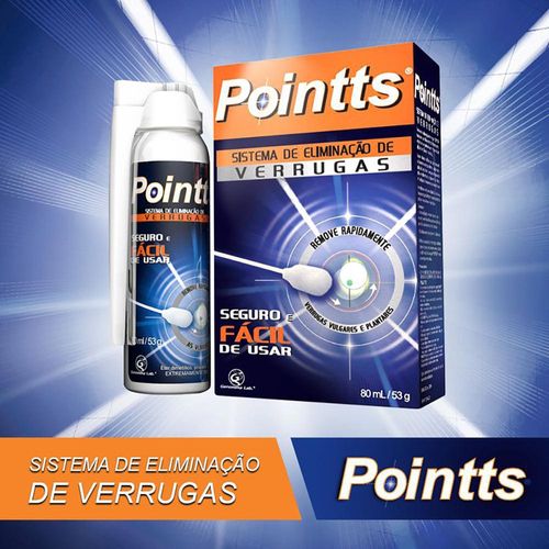 Pointts Antiverrugas Aerossol Dermatológico Frasco 80ml