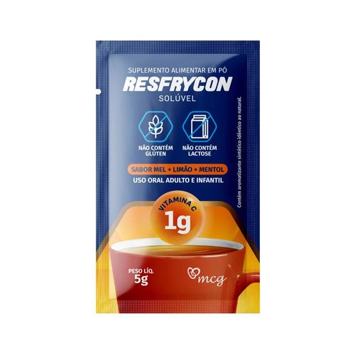 Resfrycon Sabor Mel, Limão e Mentol 1 Envelope 5g