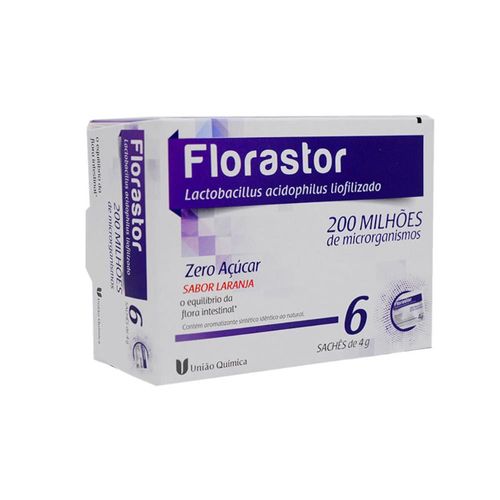 Florastor 1BI Caixa 6 Sachês 4g