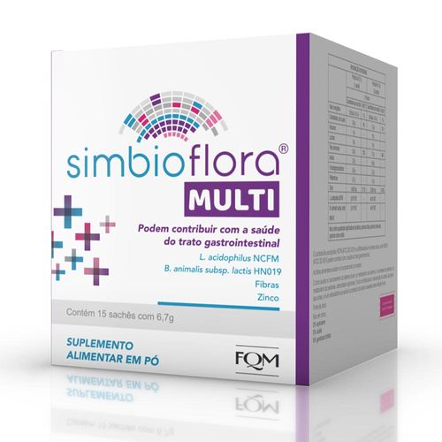 Simbioflora Multi Caixa 15 Sachês 6,7g