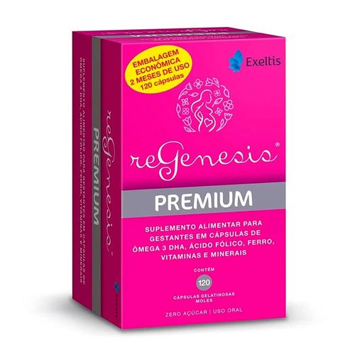 Regenesis Premium Gestantes Caixa 120 Cápsulas Gelatinosas