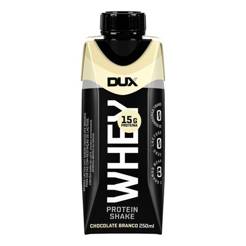 Whey Protein Dux Shake Sabor Chocolate Branco 250ml