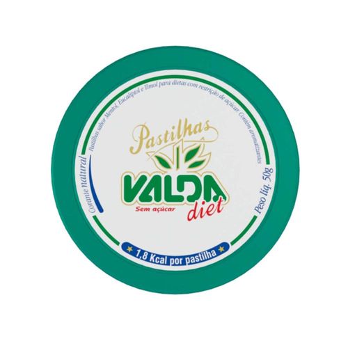 Valda Pastilha Diet Lata 50g