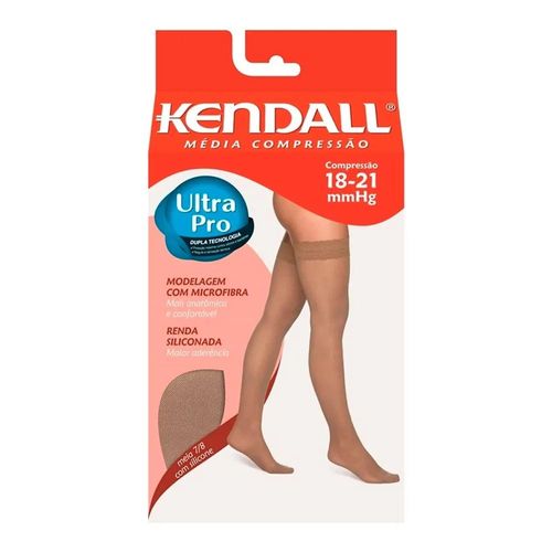 Meia Kendall Média Compressão 7/8 Com Silicone Mel Tamanho G