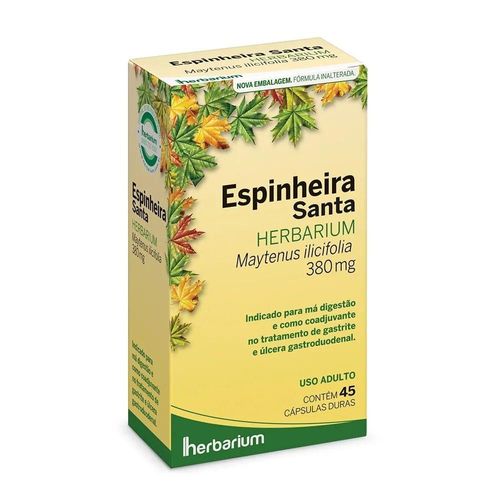 Espinheira Santa 380mg Caixa 45 Cápsulas