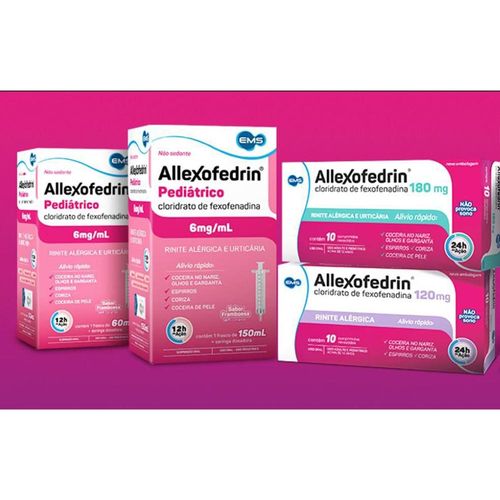 Allexofedrin Pediátrico 6mg/ml Suspensão Oral Frasco 150ml