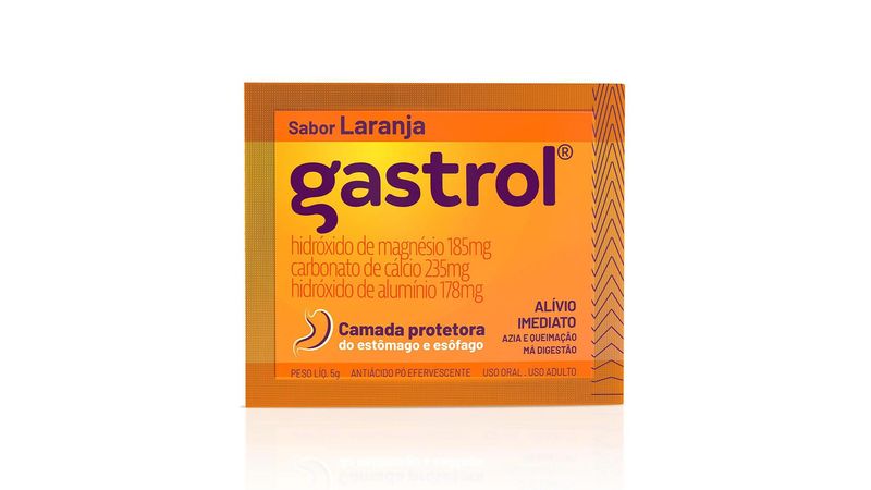 Gastrol-Pó-Efervescente-Sabor-Laranja-Envelope-5g