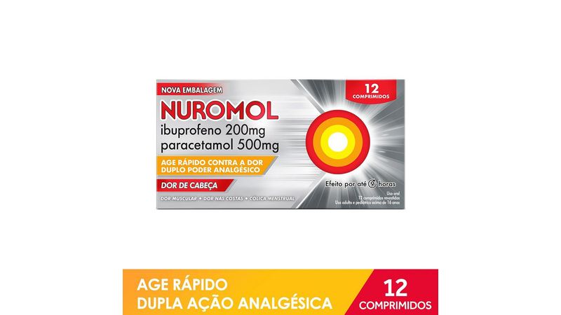 Nuromol-Analgésico-Caixa-12-Comprimidos-Revestidos