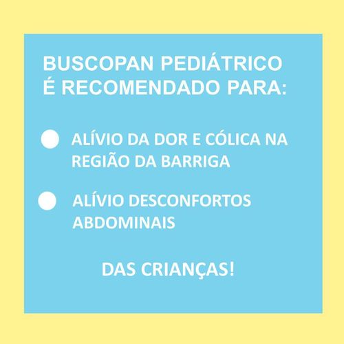Buscopan Pediátrico 10mg/ml Solução Oral Frasco 20ml + Seringa Dosadora