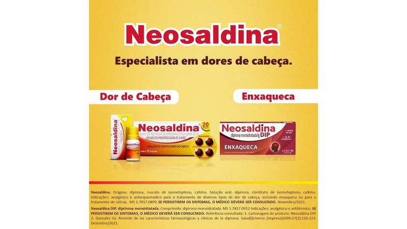 Neosaldina-Dip-1g-Caixa-20-Comprimidos