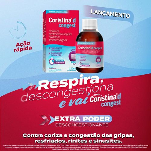 Coristina D Congest Frasco 120ml