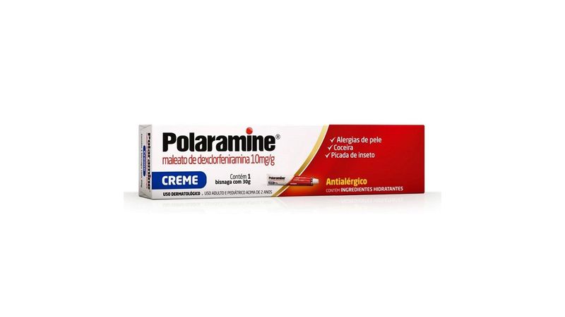 Polaramine-10mg-Creme-Dermatológico-30g