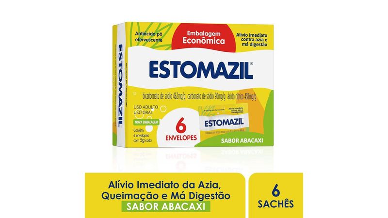 Estomazil-Efervescente-Sabor-Abacaxi-6-Envelopes-5g