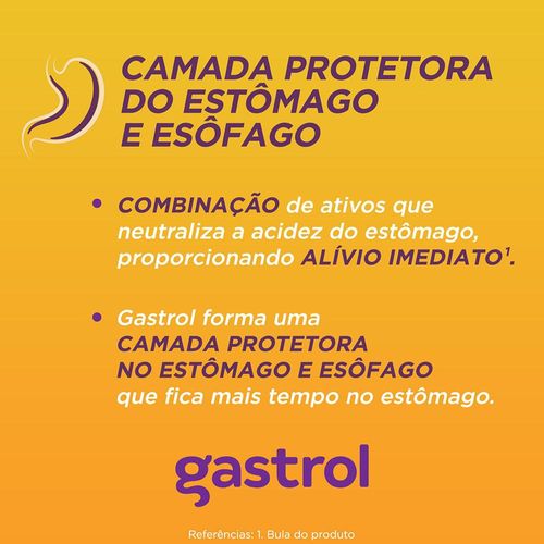 Gastrol Pó Efervescente Sabor Limão Envelope 5g