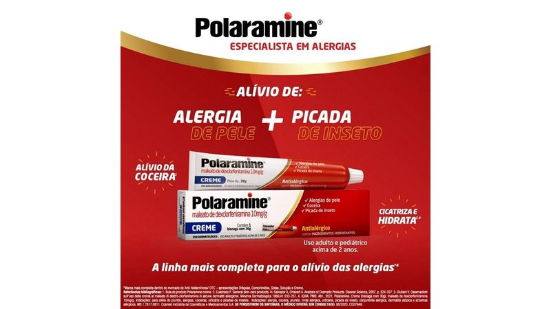 Polaramine-10mg-Creme-Dermatológico-30g